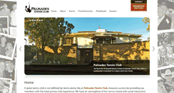 Desktop Screenshot of palisadestennis.com